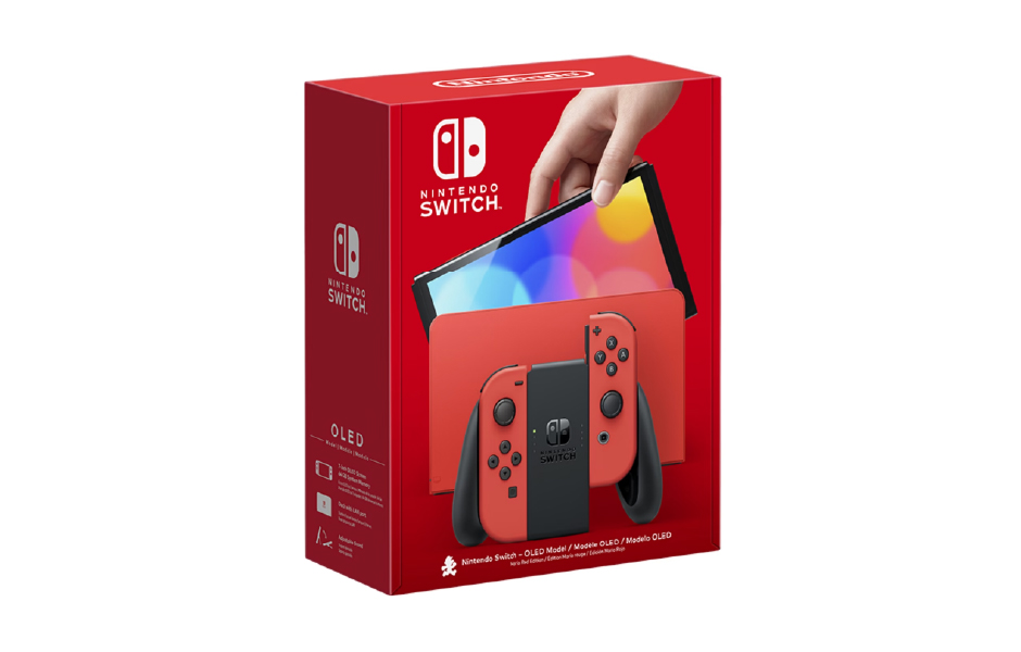 Nintendo Switch OLED Model - Mario Red Edition — Vortex Vault | Vortex